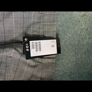 Men’s Skinny Fit pants, grey plaid